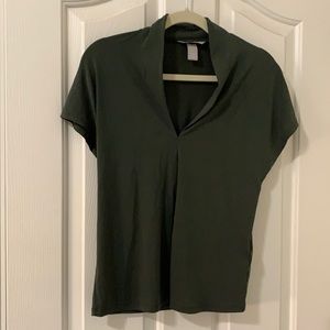 Dark Green Blouse